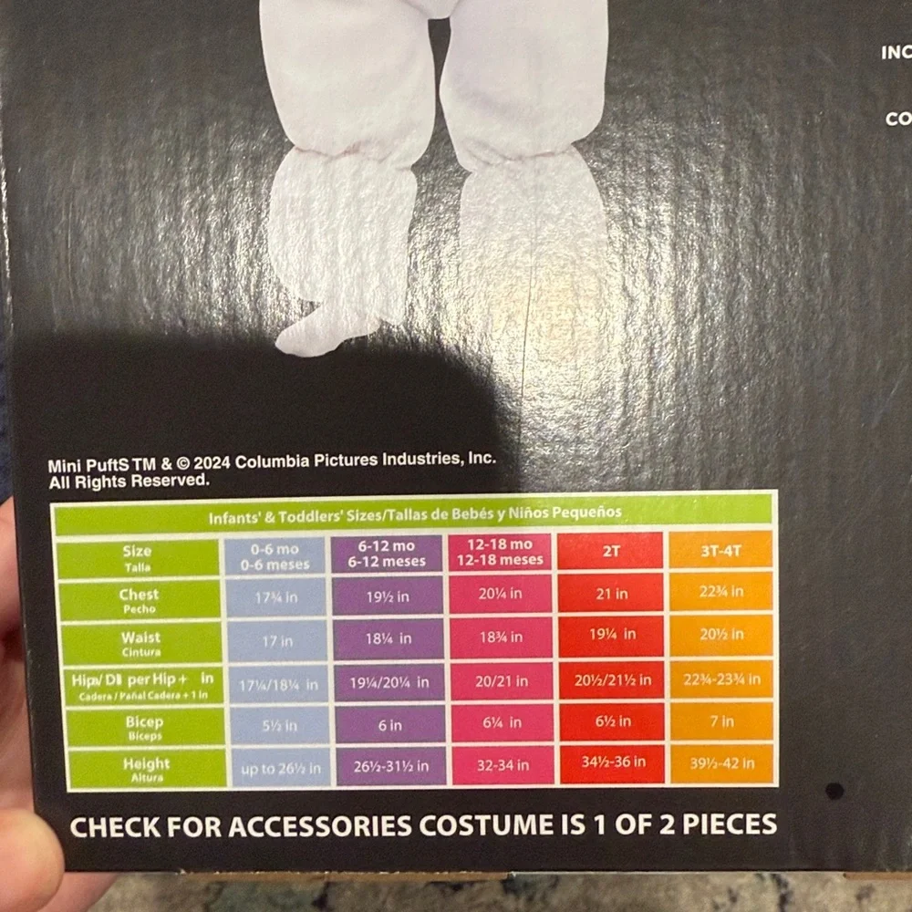 Ghostbusters Mini Puft toddler costume - Picture 2 of 3